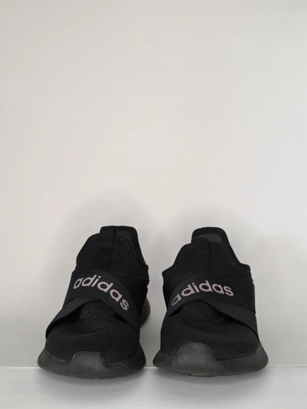 Adidas Slip-On Black Athletic Sneakers